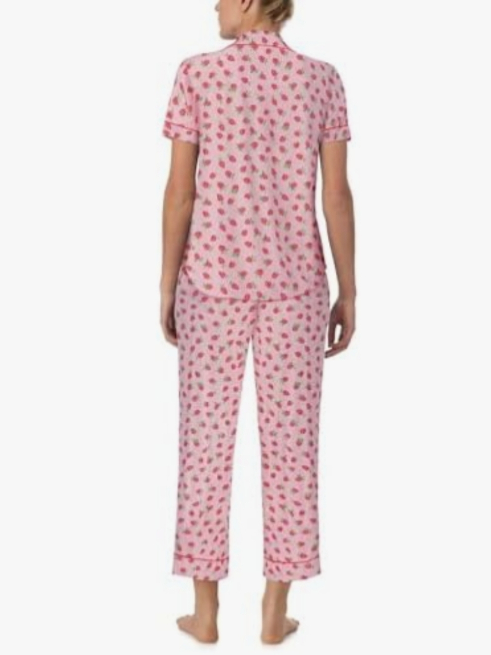 Kate Spade New York Raspberry Design Spring / Summer Pj Set ♠️ - Picture 8 of 9